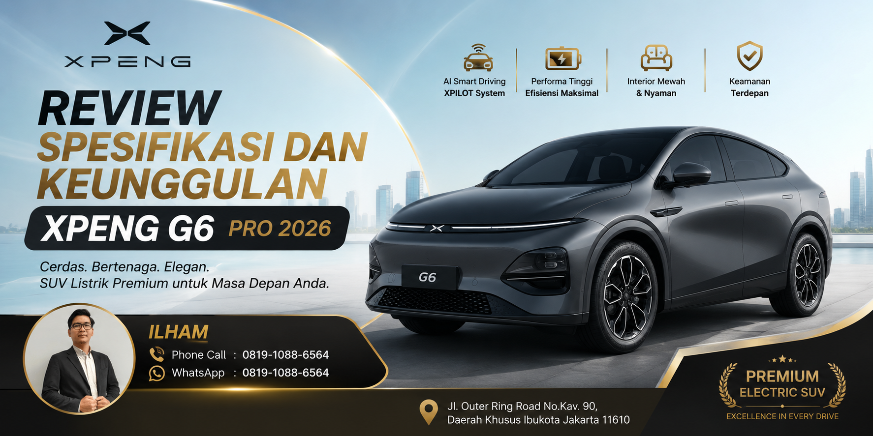 Review Spesifikasi dan Keunggulan XPENG G6
