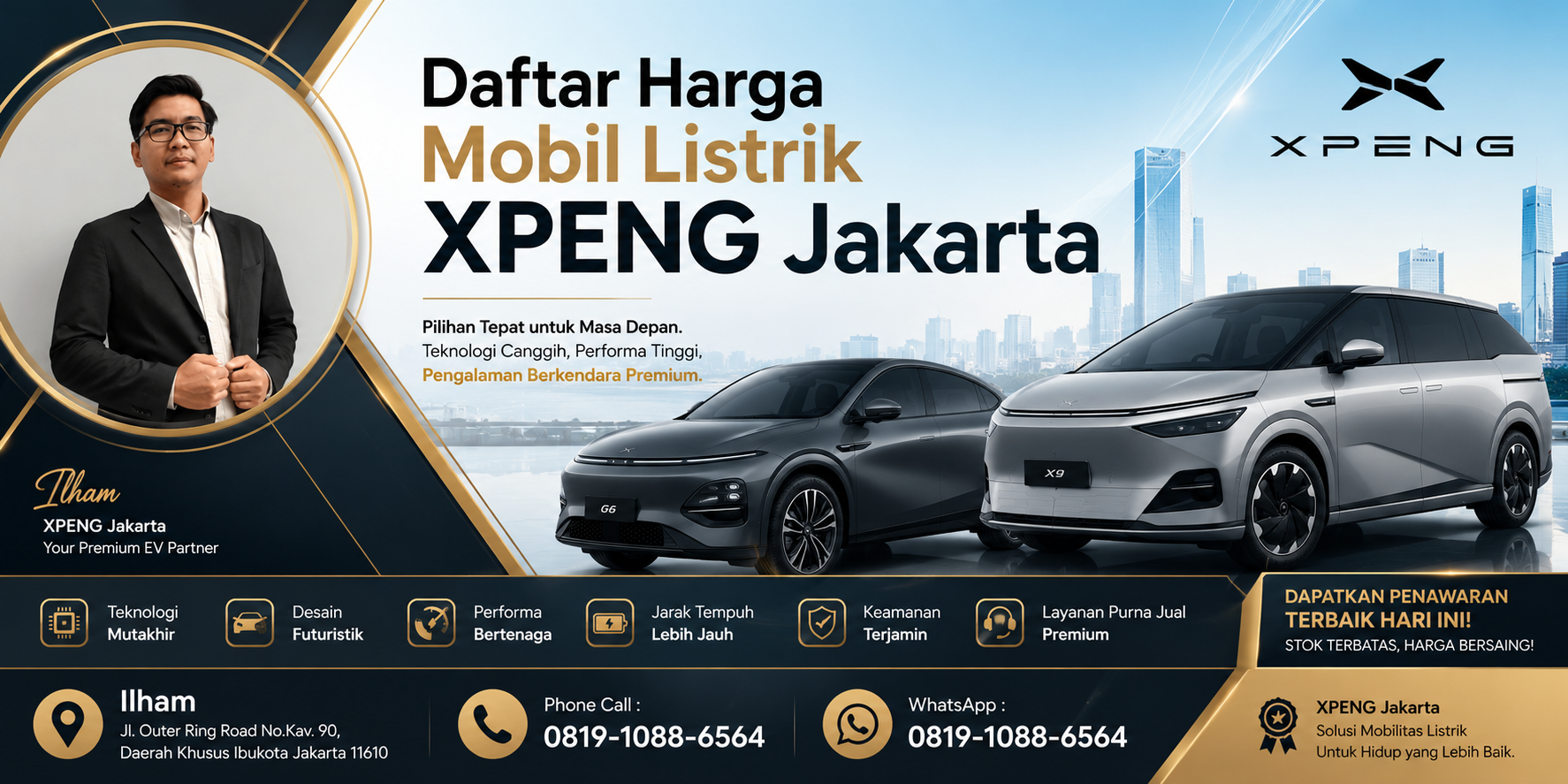 Daftar Harga Mobil Listrik XPENG Jakarta