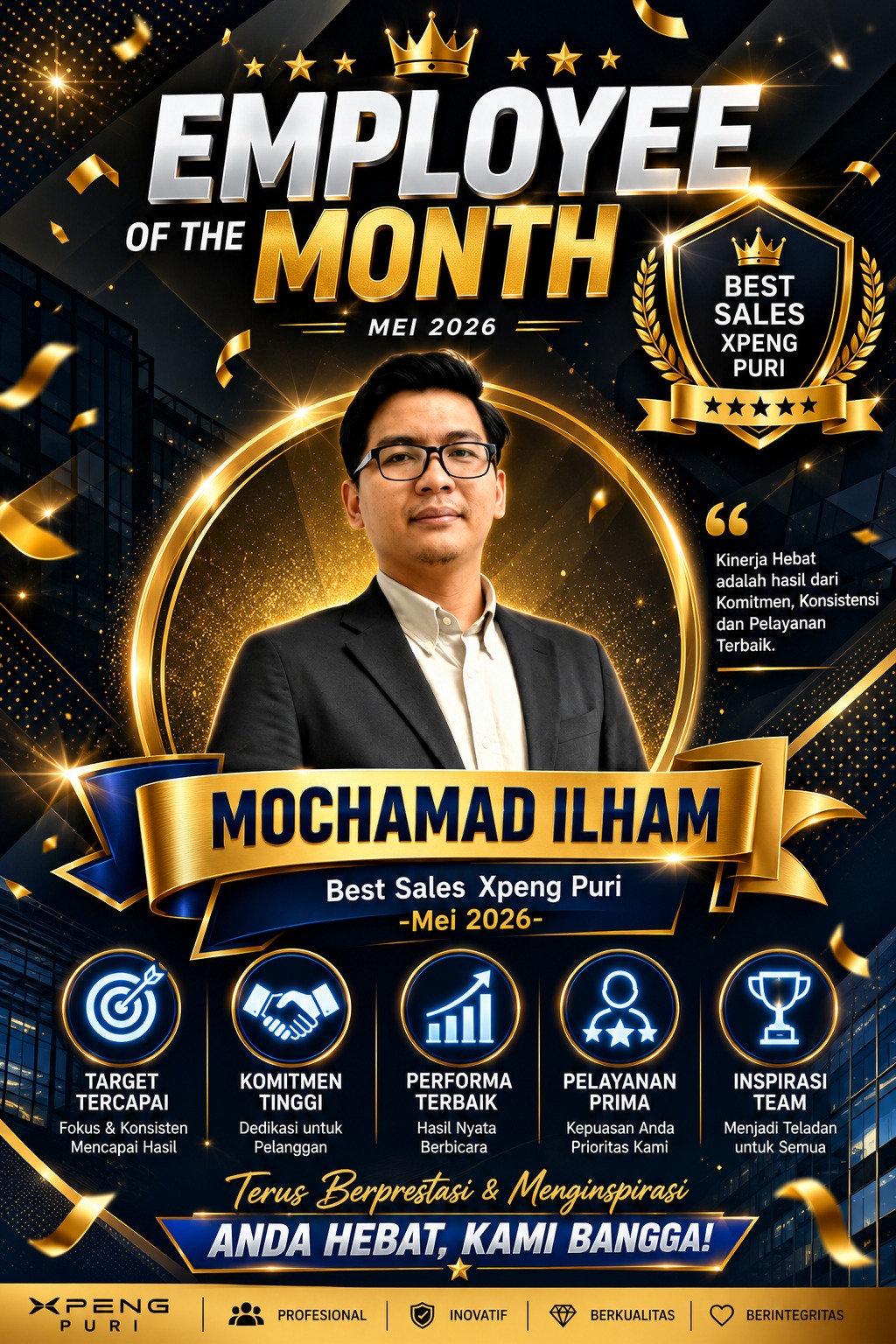 ILHAM Sales XPENG Indonesia Jakarta Puri